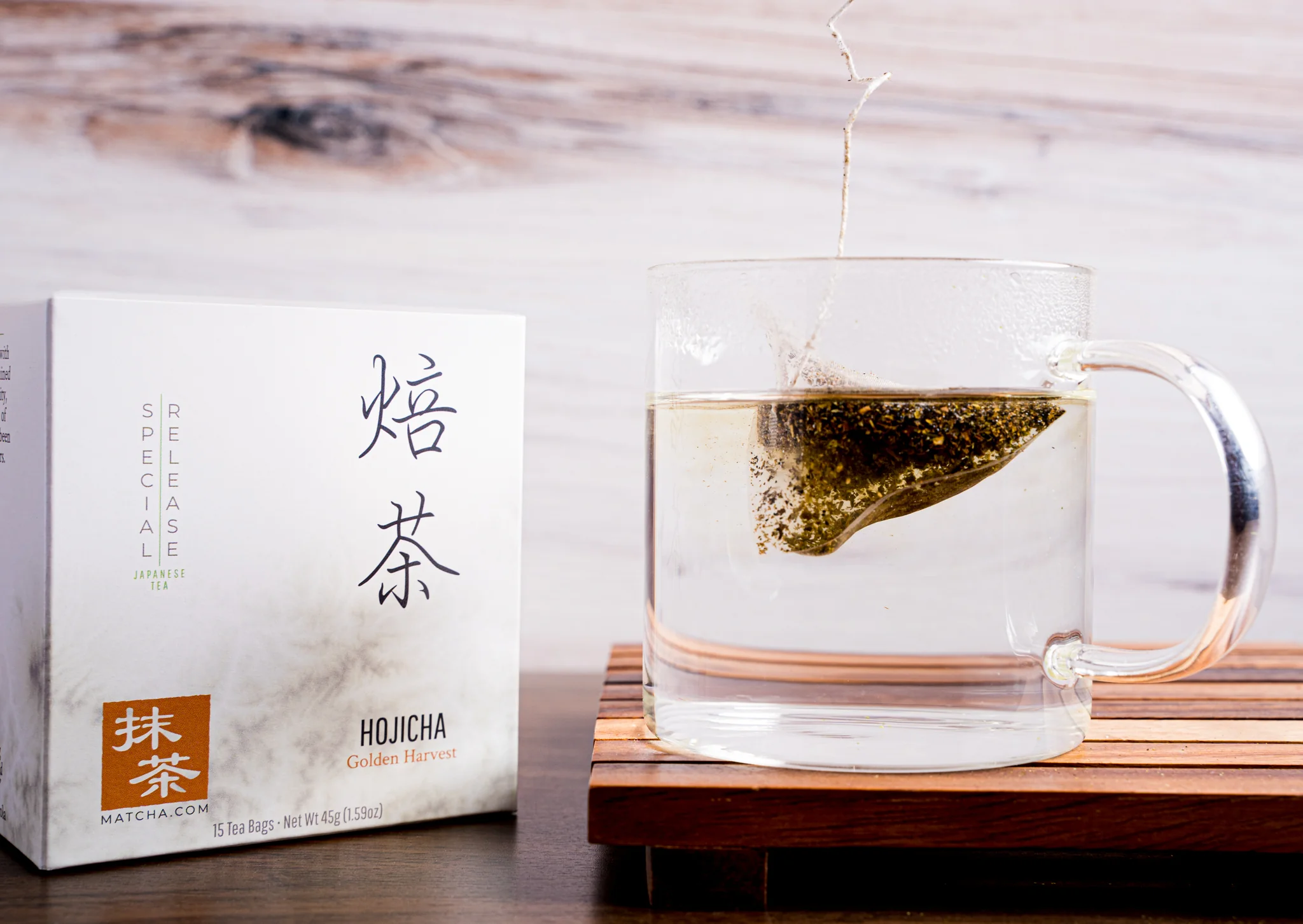 Hojicha Tea Bags | Japanese Roasted Green Tea-bags
