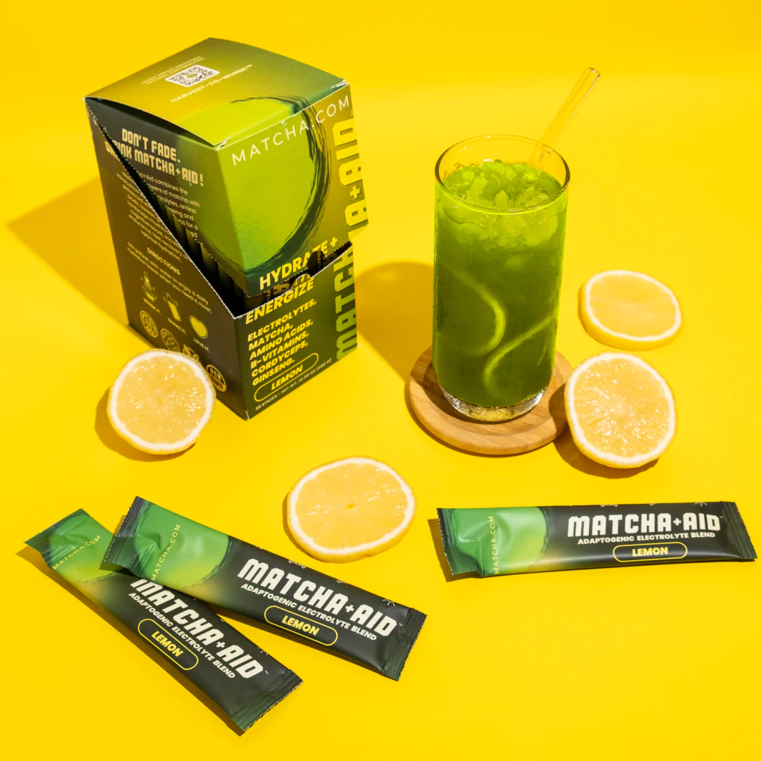 MATCHA-AID™ Hydration Sticks (Electrolytes + Adaptogens) - Image 4