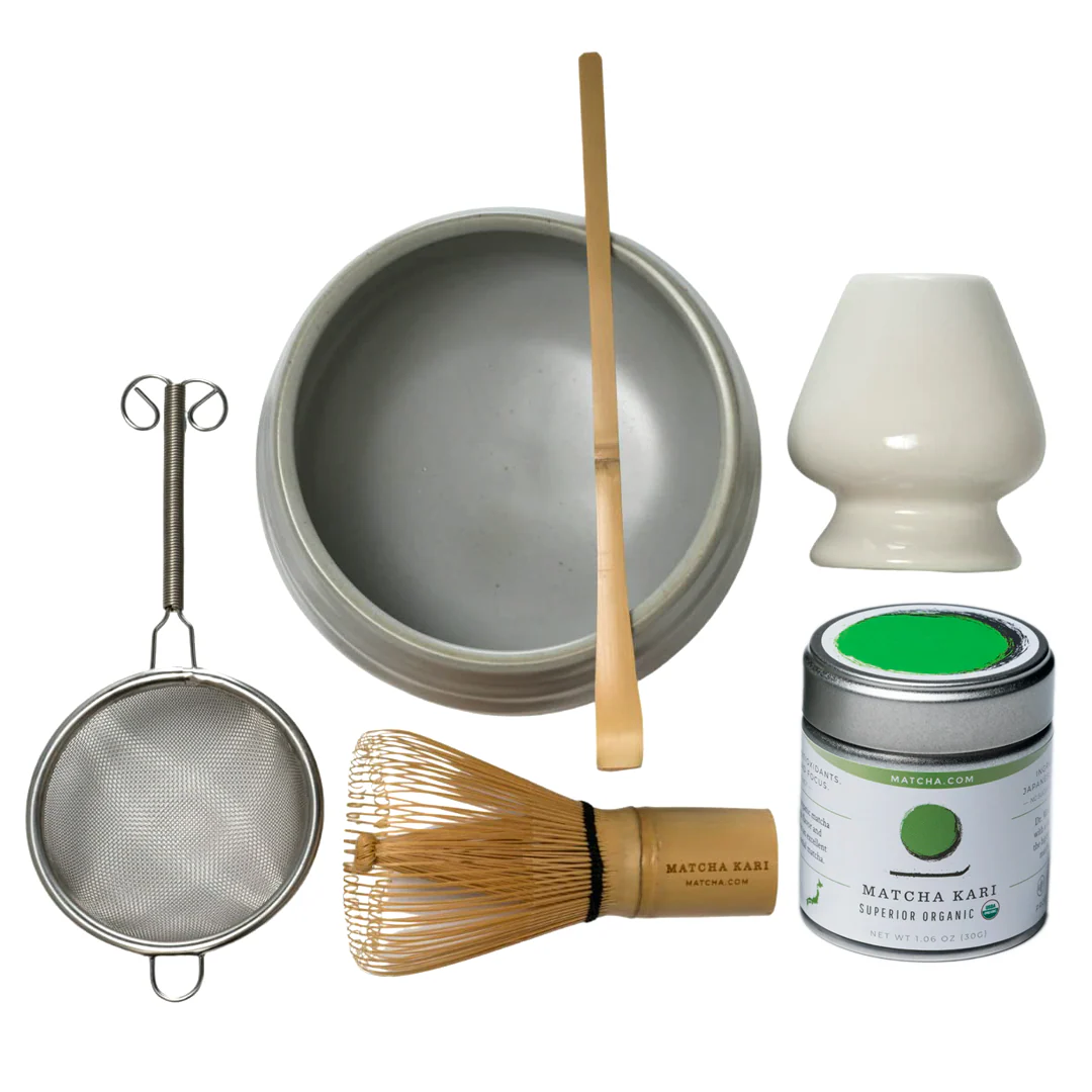 Matcha Starter Kit | Organic Ceremonial Set with Tools - Image 4